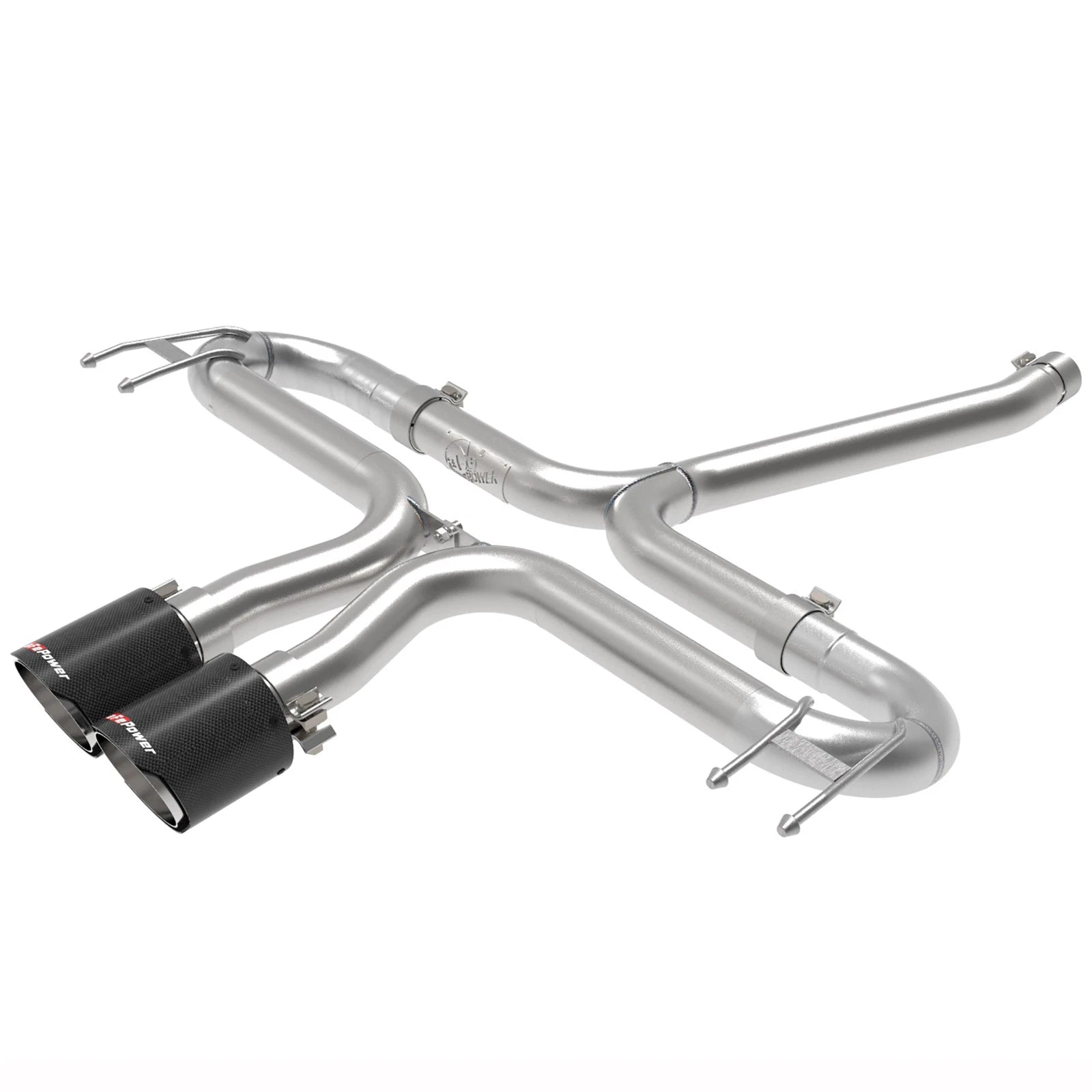 aFe Takeda 2-1/2in SS Axle-Back Exhaust w/ Blue Flame Tip | Honda Civic 17-21 (49-36625-L)