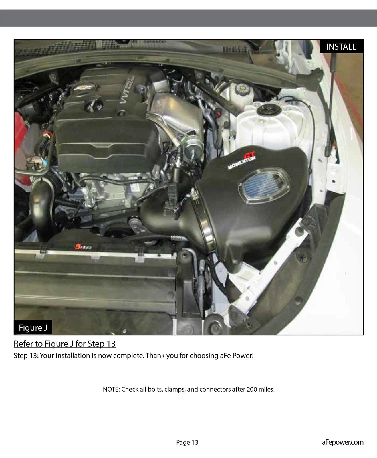 aFe Momentum GT Pro 5R Intake System | Chevrolet Camaro I4 2.0L (16-17) (54-74212)