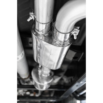 MBRP 3in Cat-Back Pre-Axle Dual Outlet Exhaust w/ 4in OD Tips | Ford F150 (15-20) (S5262AL)