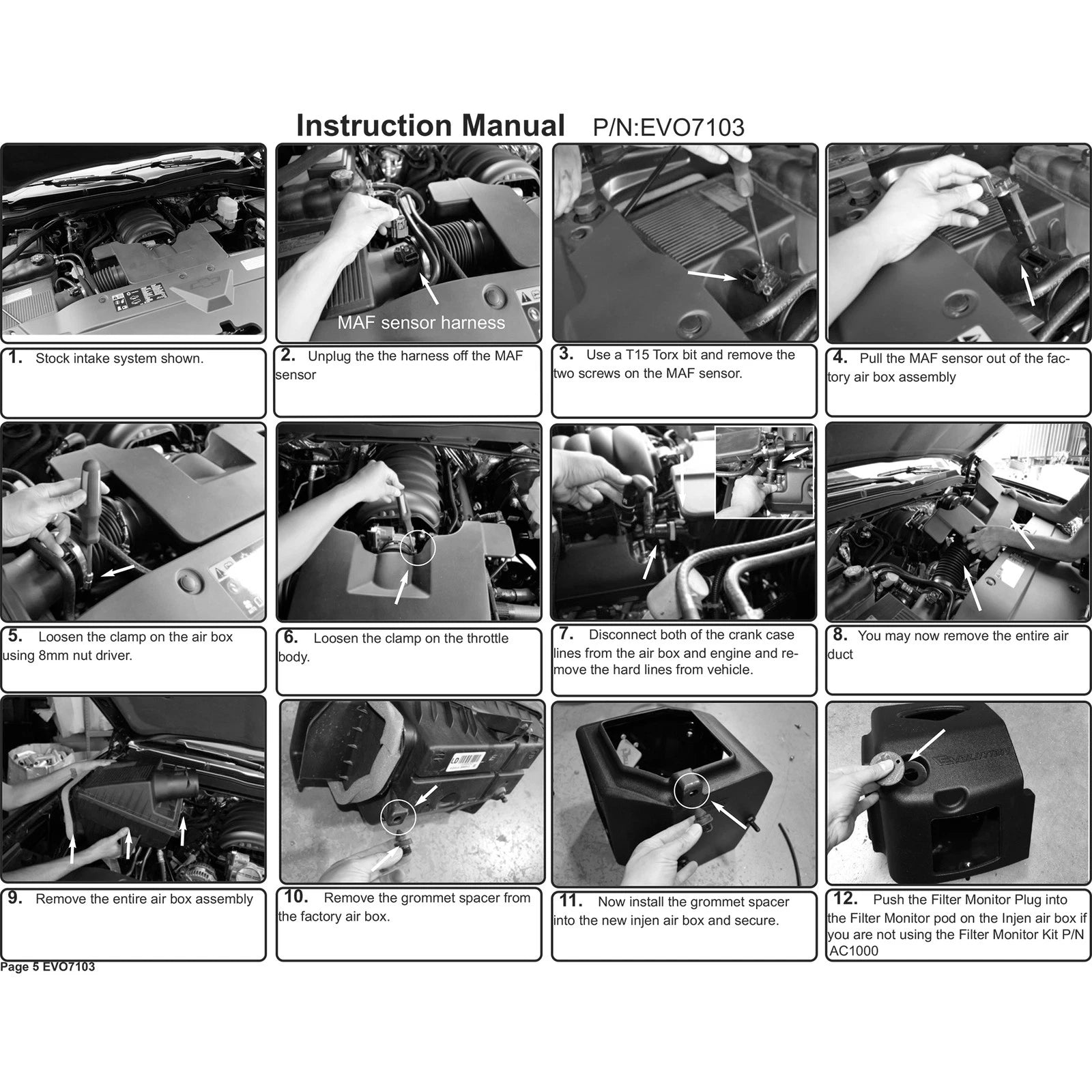 Injen Evolution Air Intake | Cadillac Escalade (15-19) (EVO7103)