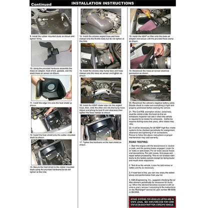 K&N High Flow Performance Kit | Chevrolet Tahoe / Suburban V8-4.8L/5.3L (77-3023KP)