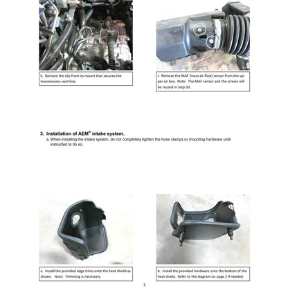 AEM Cold Air Intake | Nissan Maxima 3.5L V6 (16) (21-793c)