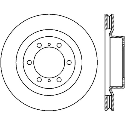 StopTech 126.44174CSR Front Right Brake Rotor for 2010-19 GX460 / 10-20 4Runner
