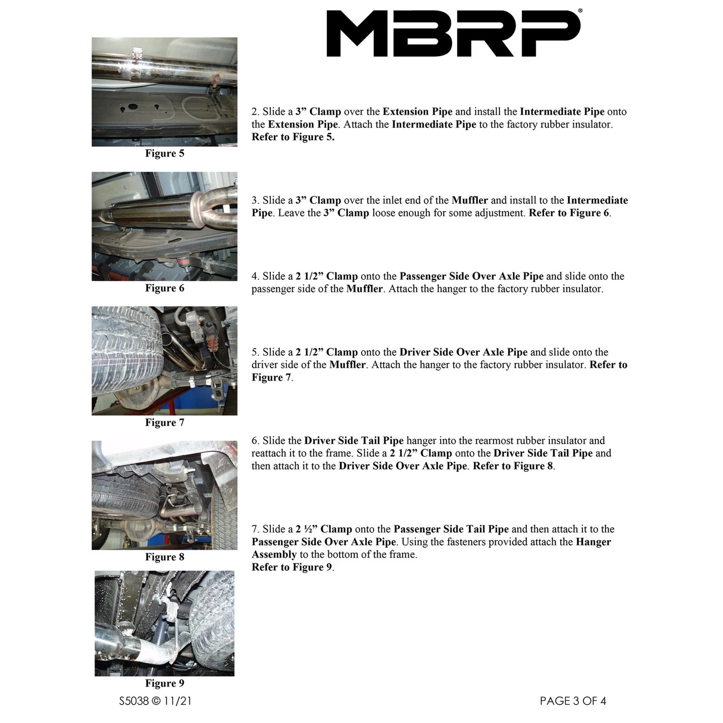 MBRP 3in. Cat-Back 2.5in. Dual Split Side Exit Exhaust | Chevy/GMC 1500 (Next Gen) (07-08) (S5038AL)