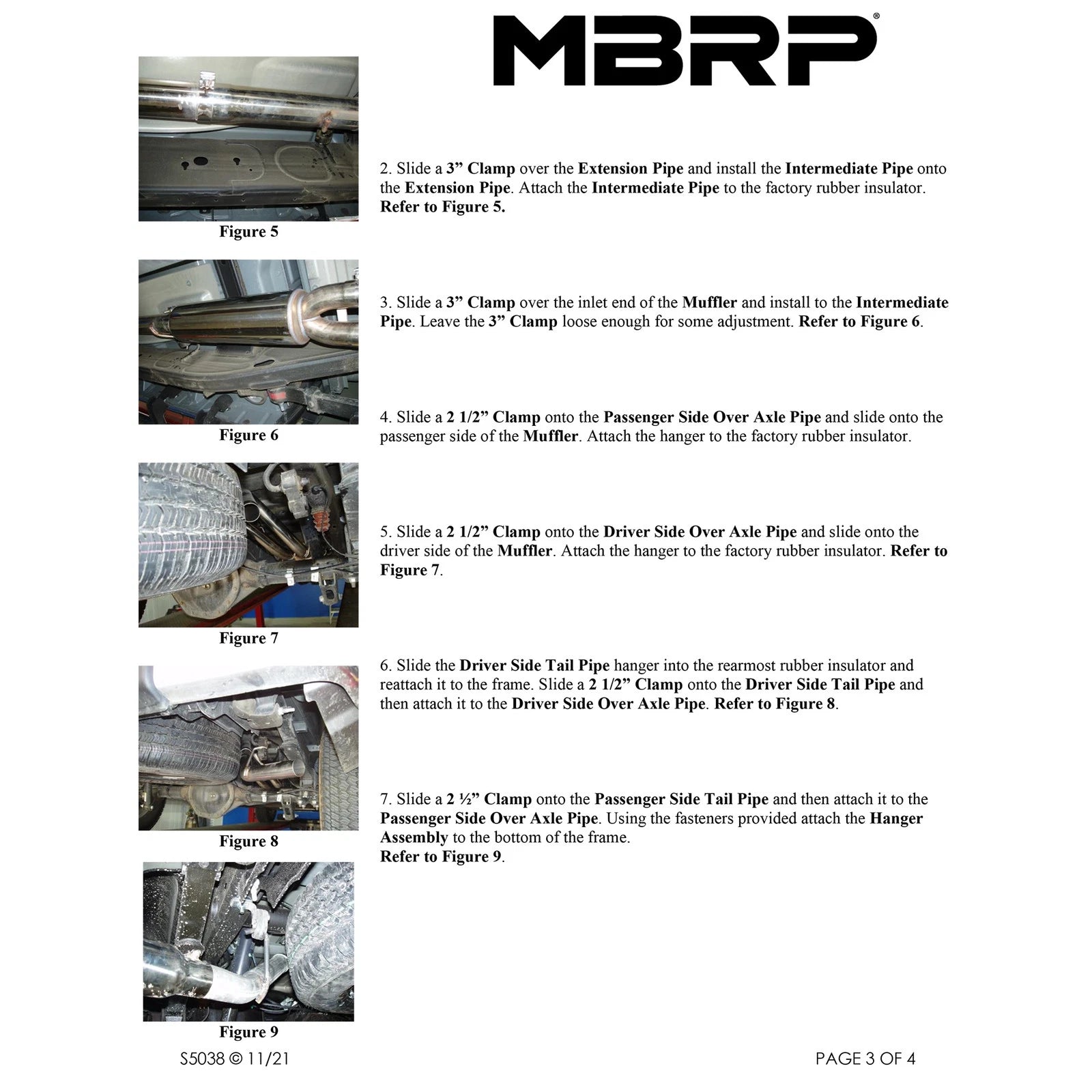 MBRP 3in. Cat-Back 2.5in. Dual Split Side Exit Exhaust | Chevy/GMC 1500 (Next Gen) (07-08) (S5038AL)