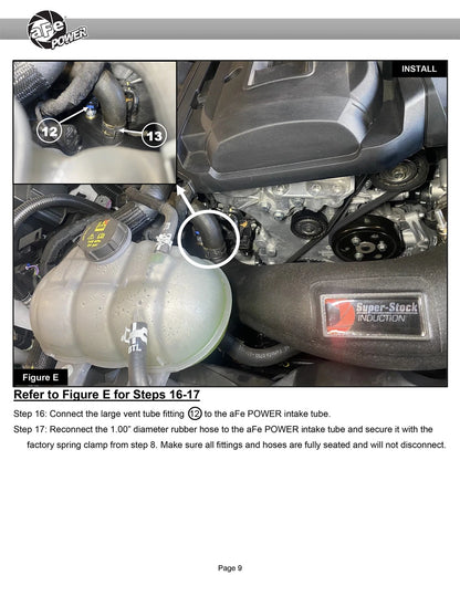 aFe Super Stock Pro Dry S Induction System | Ford Mustang L4-2.3L (15-20) (55-10006D)