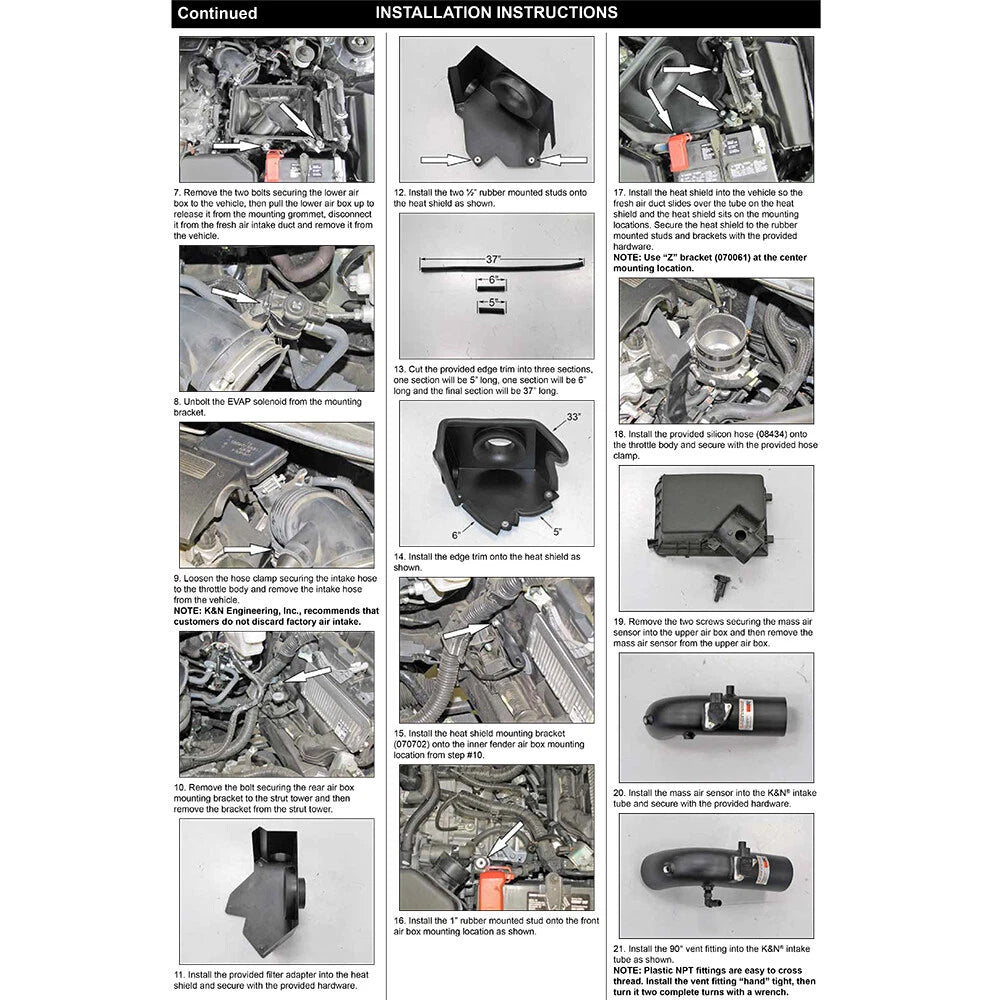 K&N 12-13 Toyota Camry 2.5L Black Typhoon Cold-Air Intake | Toyota Camry (12-13) (69-8620TTK)