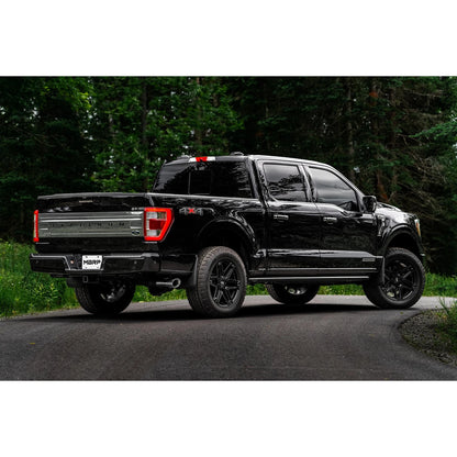 MBRP 3in Resonator-Back Single Side Exit T304 Exhaust | Ford F150 Powerboost Hybrid 21-23 (S5221304)