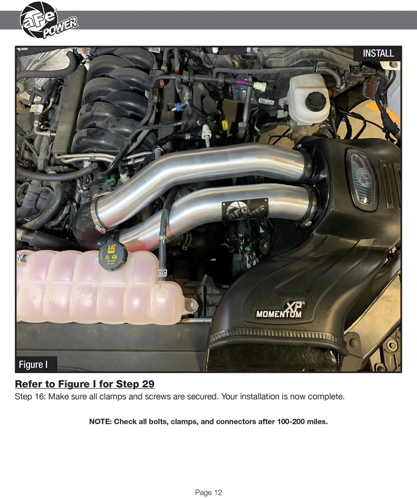 aFe Momentum XP Pro 5R Cold Air Intake w/ Black Alum Tubes | Ford F-150 V8 5.0L (15-18) (50-30024R)