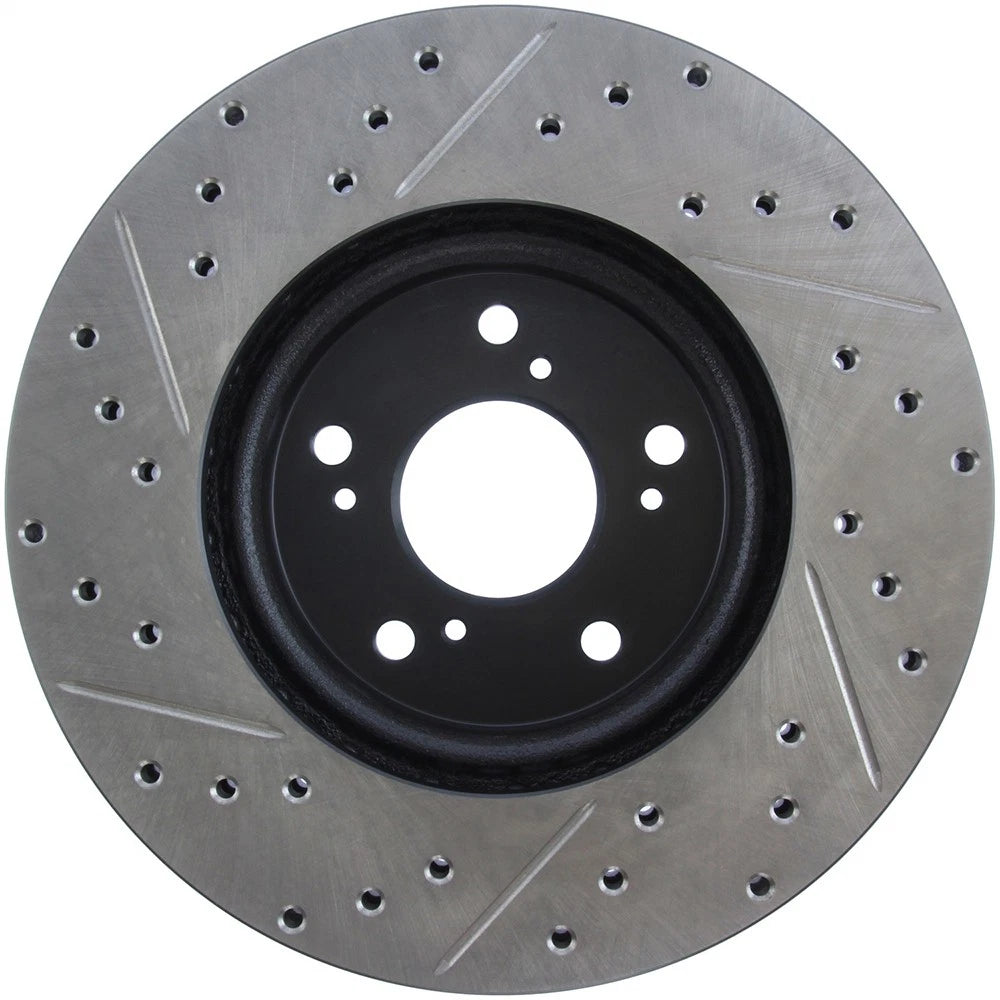 StopTech 127.40046L Front Left Drilled Brake Rotor for 04-14 TSX / 03-12 Accord