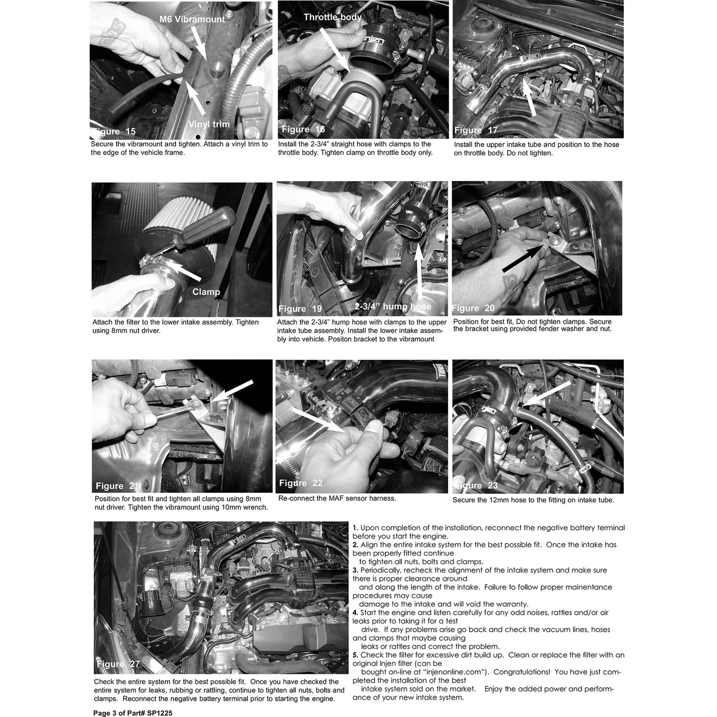 Injen Cold Air Intake | Subaru Impreza (07-16) 2.0L 4cyl Polished (SP1225P)