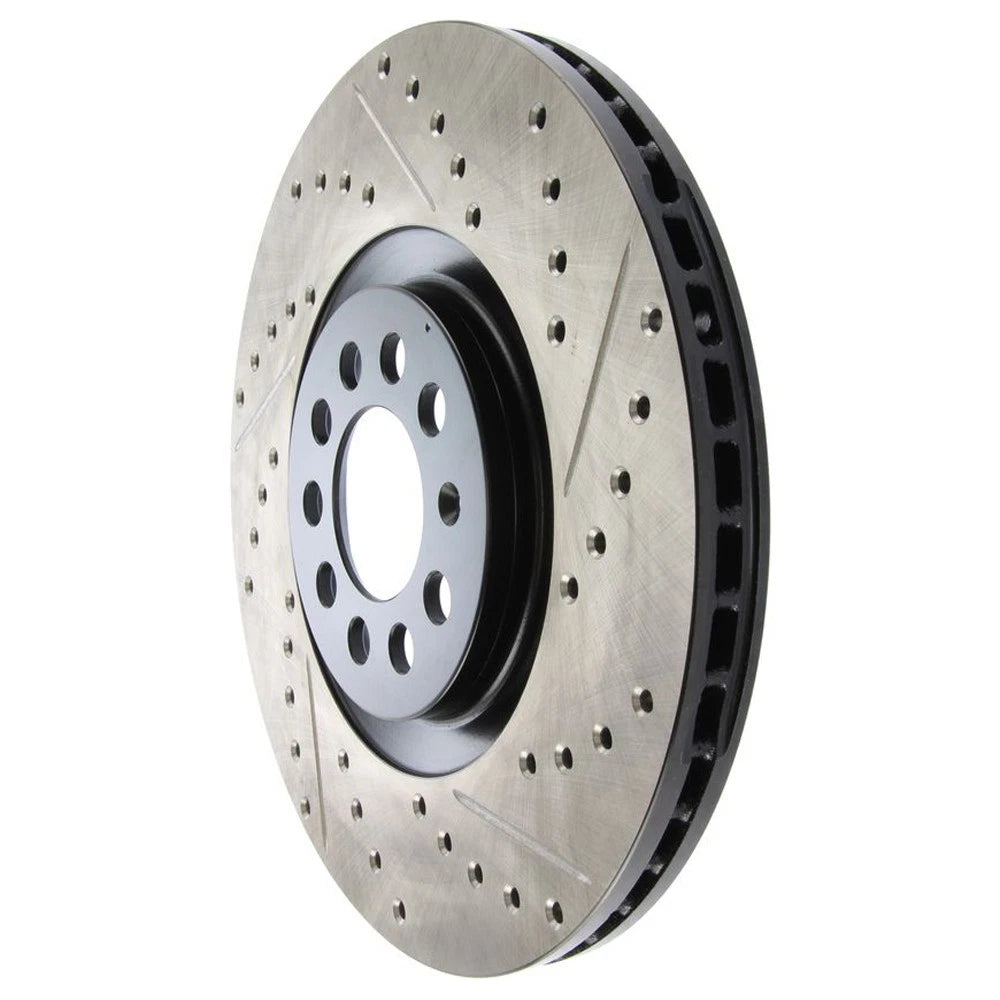 StopTech 127.33062L Front Left Drilled Brake Rotor for 00-03 S3 / 99-07 Audi TT
