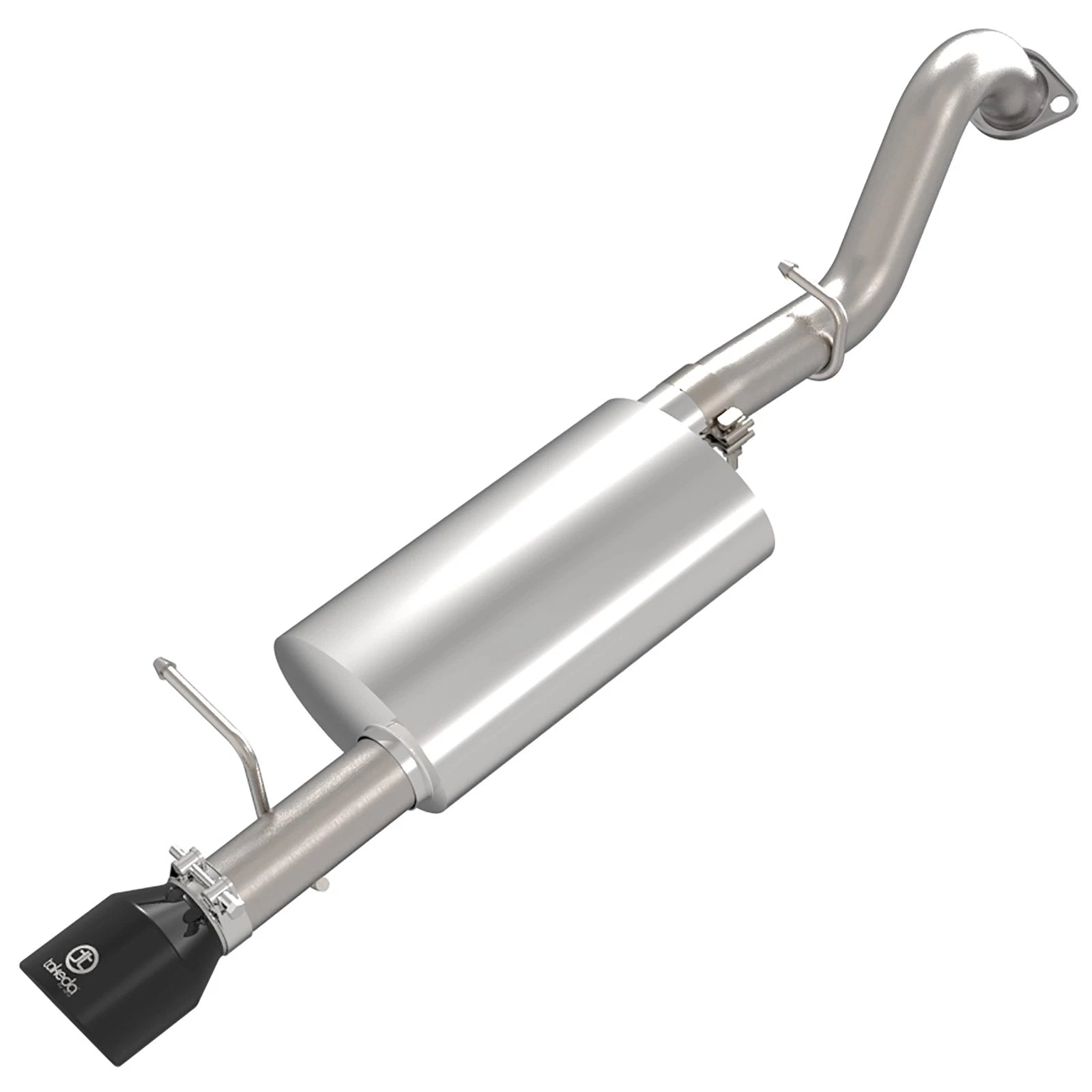aFe 14-19 Toyota Corolla 1.8L Takeda 2.5in SS Axle-Back Exhaust w/ Black Tip (49-36083-B)