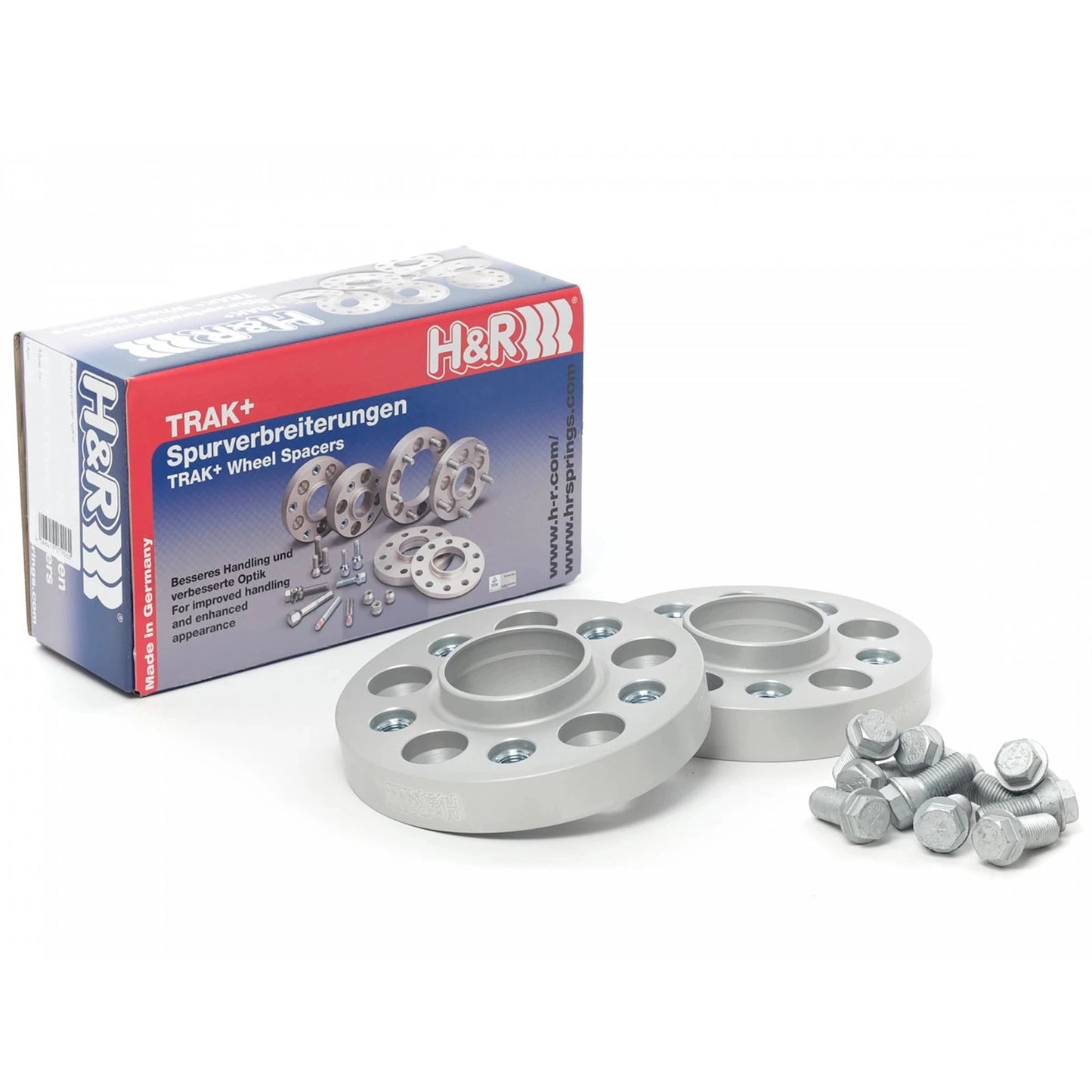H&R 5055571 DRA 25 mm Wheel Spacers Kit Set Pair for 1984-2023 Audi / 1994-24 VW