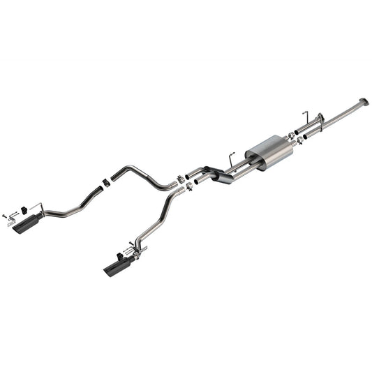 Borla 141025BC S-Type Stainless Cat Back Exhaust Kit for 09-13 Tundra 4.6L 5.7L