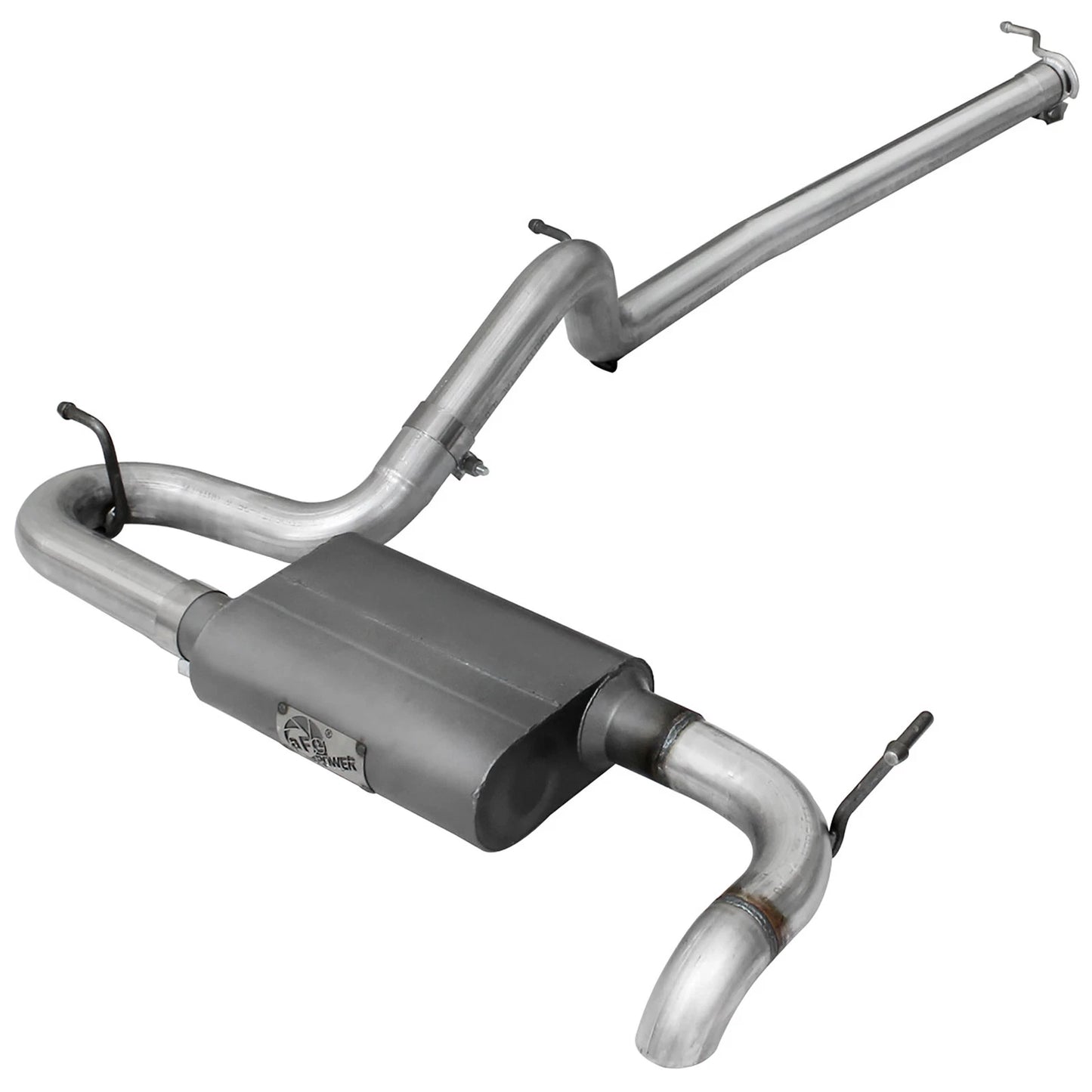 aFe 2.5in Aluminized Steel Cat-Back Hi-Tuck Exhaust | Jeep Wrangler JK 3.6/3.8 (07-18) (49-08043)