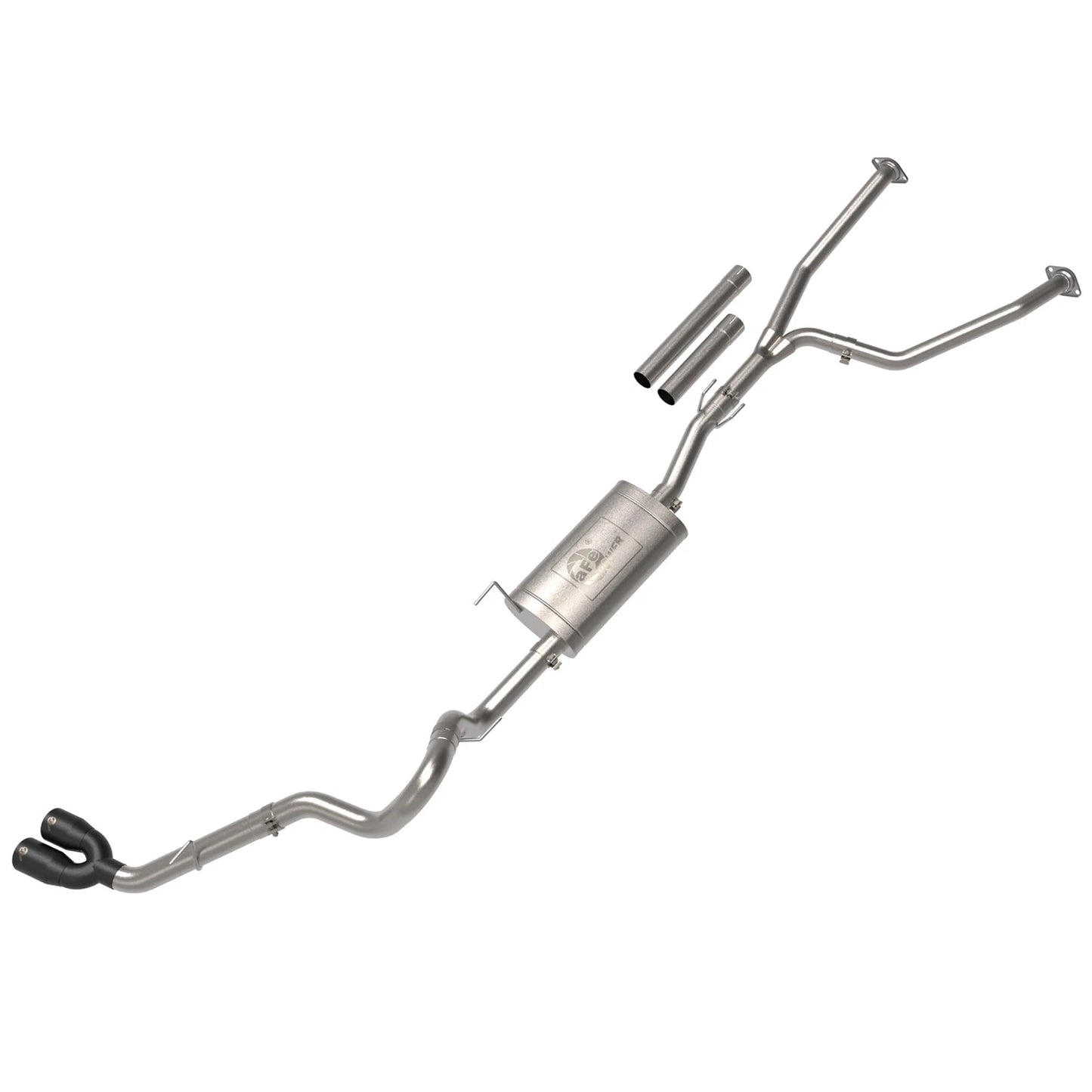 aFe Vulcan Series 2.5in to 3in SS Cat-Back Exhaust w/ Black Tip | Toyota Tundra (22) (49-36061-B)