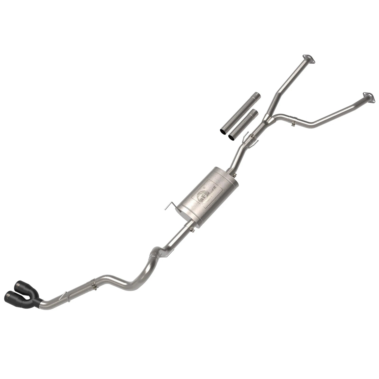 aFe Vulcan Series 2.5in to 3in SS Cat-Back Exhaust w/ Black Tip | Toyota Tundra (22) (49-36061-B)
