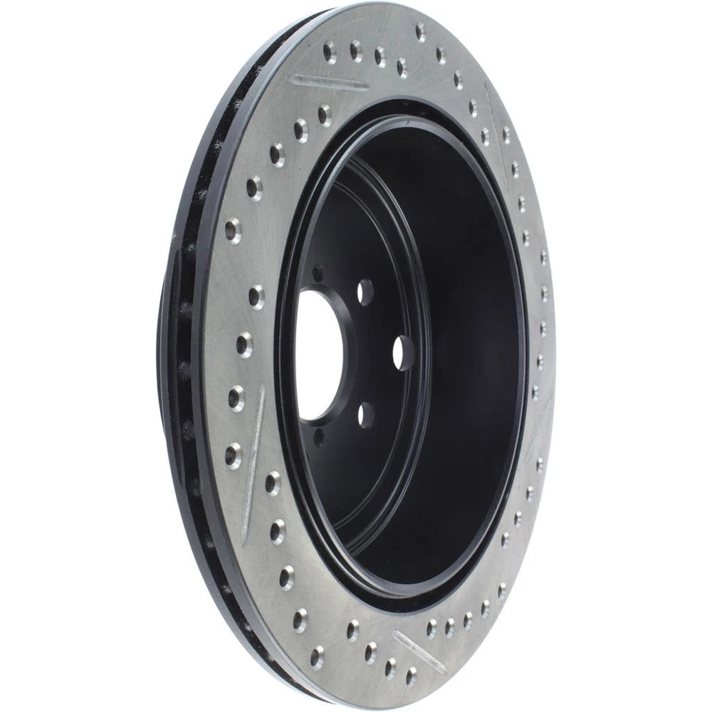 StopTech 127.47031R Rear Right Drilled Brake Rotor for 13-18 BRZ / 10-14 Legacy