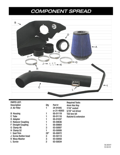 aFe Magnum FORCE Stage-2 Cold Air Intake | Ford Crown Victoria (05-10) V8-4.6L (54-11692)