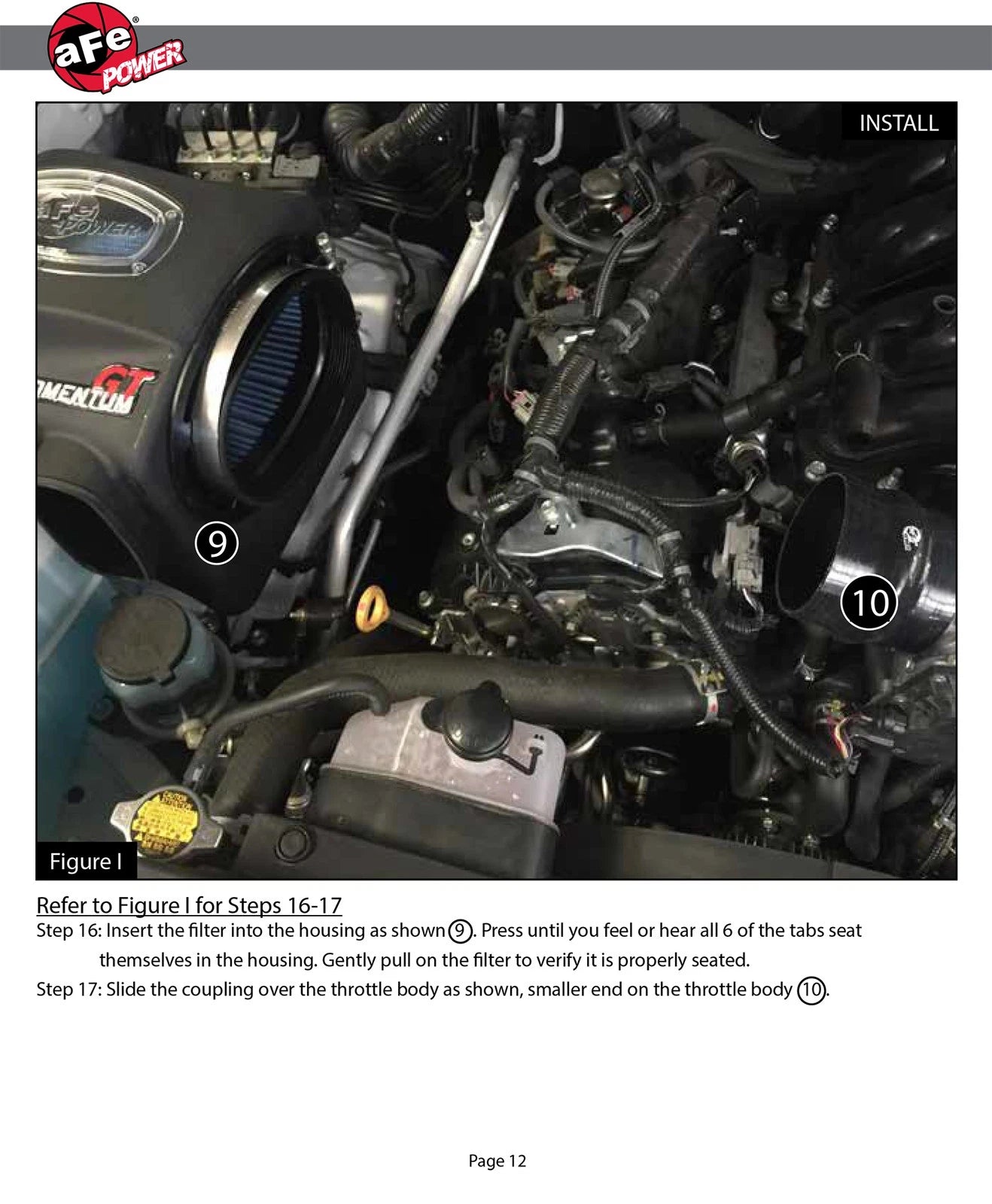 aFe Momentum GT Pro 5R Stage-2 Intake System | Toyota Tacoma V6 3.5L 2016 (54-76005)