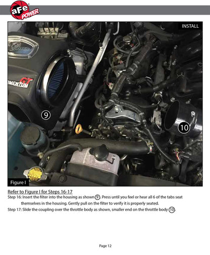 aFe Momentum GT Pro 5R Stage-2 Intake System | Toyota Tacoma V6 3.5L 2016 (54-76005)