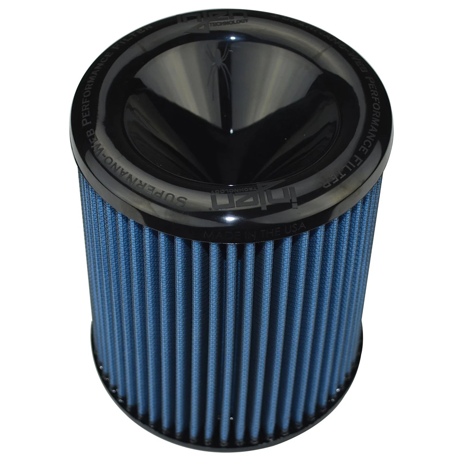 Injen SuperNano-Web Air Filter | 3.50in Flange, 6in Base, 6.875in Ht (X-1021-BB)