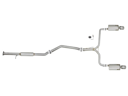 aFe Takeda 2-1/2in to 1-3/4in SS Dual Cat-Back Exhaust | Honda Accord LX/EX/EX-L (13-17) (49-36605)