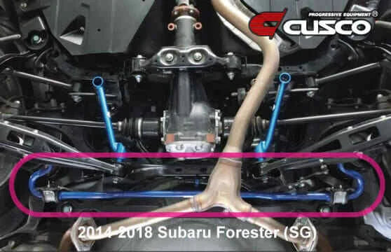 Cusco 20mm Rear Sway Bar | Subaru WRX (08-14) / STI (08-21) (692 311 B20)