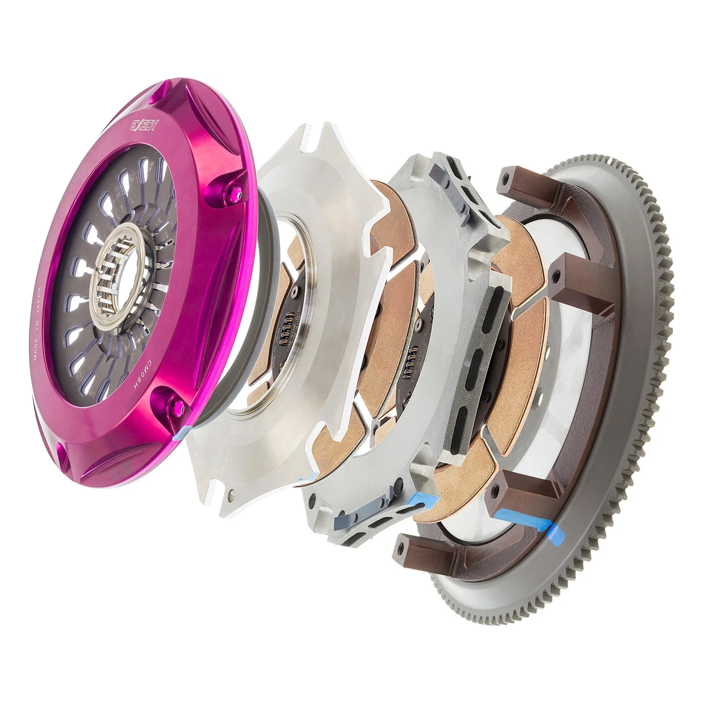 Exedy HD Twin Plate Clutch Kit 615 lb/ft | 2008-2015 Mitsubishi Evo X (MM062HD)