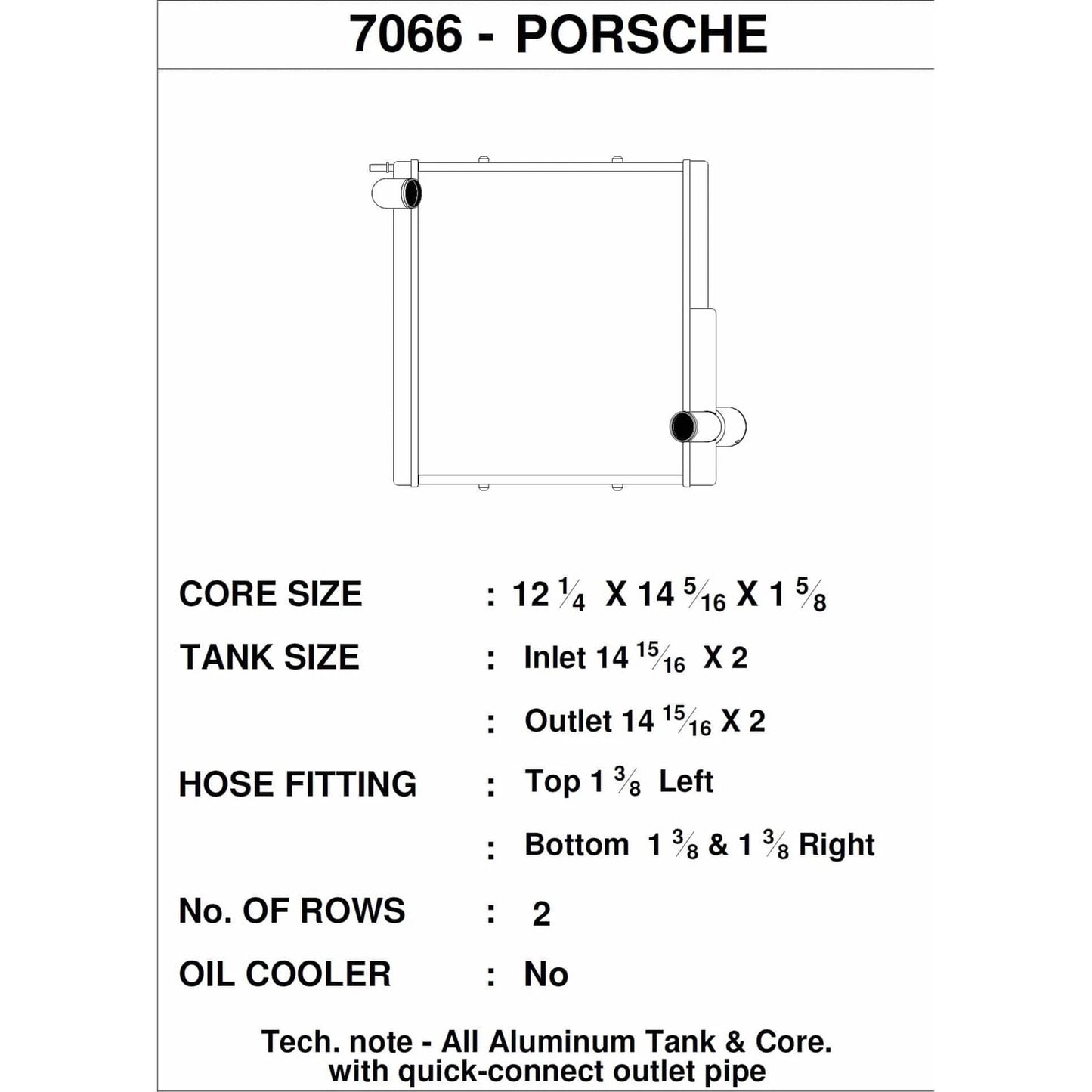 CSF Left Side Radiator | Porsche 911 Carrera (991.1) / Porsche Boxster (981) / Porsche GT4 (991)