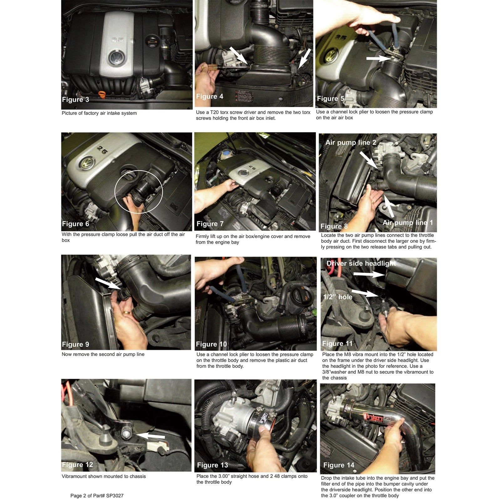 Injen SP Series Cold Air Intake | Volkswagen Rabbit/Jetta (97-14)