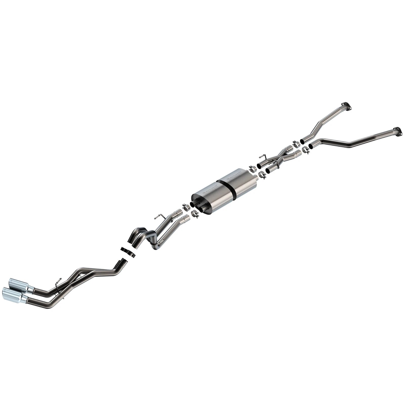 Borla 22-24 Toyota Tundra 3.4L V6 Hybrid Ext. Cab/Std Bed/145.7in WB S-Type Cat-Back | Hybrid (140939)