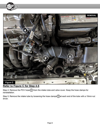 aFe Takeda Stage-2 AIS w/ Pro 5R Media Intake | Toyota C-HR L4-2.0L (17-20) (56-10018R)