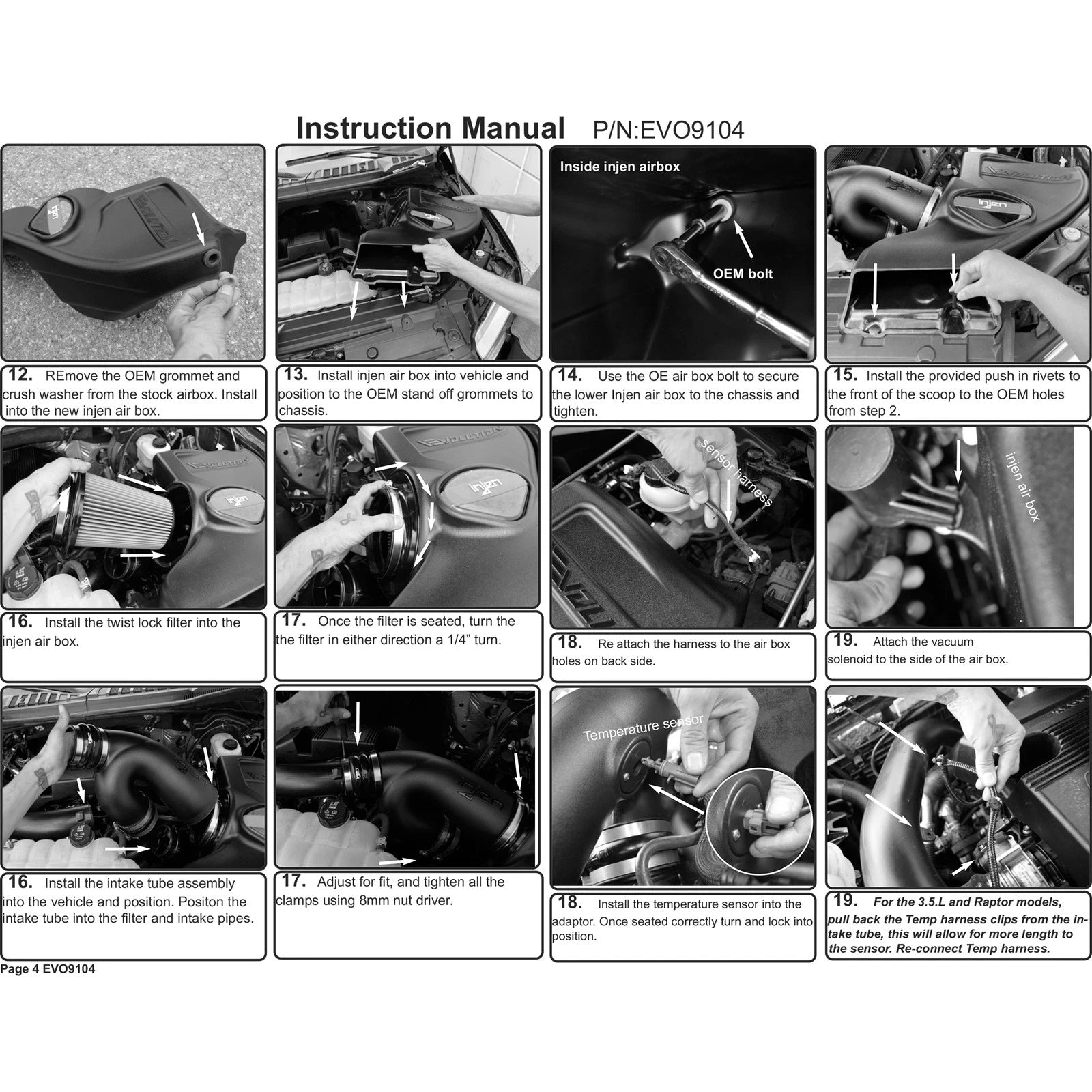 Injen Evolution Oiled Intake | Ford F-150 / Mustang / Expedition / Lincoln Navigator / F-150 Lightning (15-20/21-26/22-26)