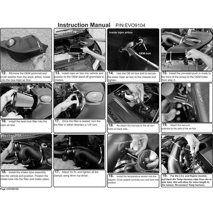 Injen Evolution Oiled Intake | Ford F-150 / Mustang / Expedition / Lincoln Navigator / F-150 Lightning (15-20/21-26/22-26)