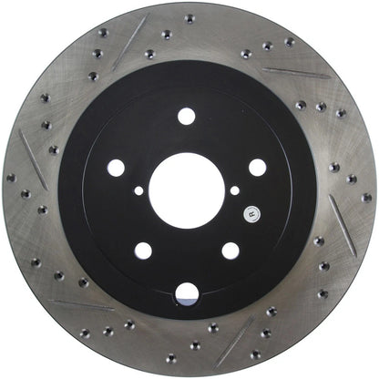 Stoptech Slotted And Drilled Sport Brake Rotor | 2008+ Subaru WRX STI (127.47030L)