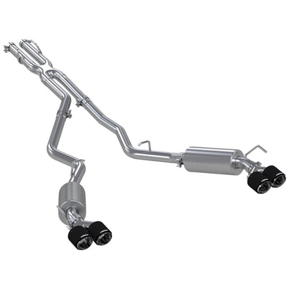 MBRP 2.5in Cat-Back Dual Rear Exit Exhaust w/ Carbon Fiber Tips | Ford Explorer ST 20-21 (S52053CF)