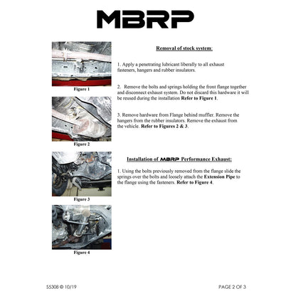 MBRP 2.5in. Cat-Back Single Side Rear Exit Exhaust | Toyota FJ (07-09) (S5308AL)