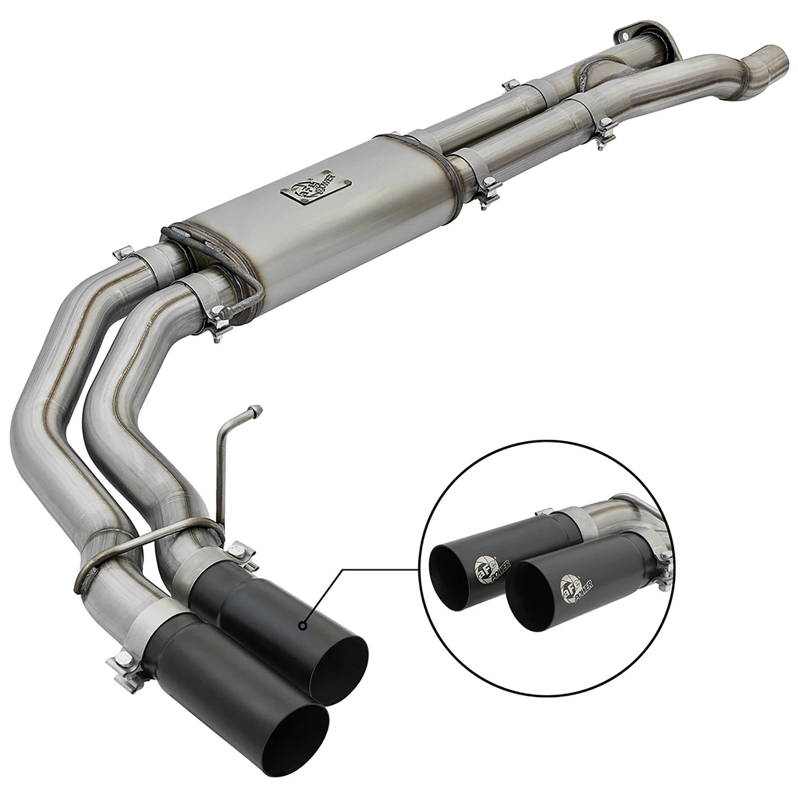 aFe Rebel 3in SS Cat-Back Exhaust | Ford F-150 Raptor V6-3.5L (17) (49-43091-B)