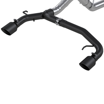 MBRP 3-Inch Armor BLK Tour D&S Dual Rear Exit Cat-Back | Ford Bronco (21-24) (S5241BLK)