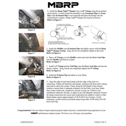 MBRP 4in T409 Stainless Steel Cat-Back Exhaust Race Version | Ford F150 (21+) (S5209409)