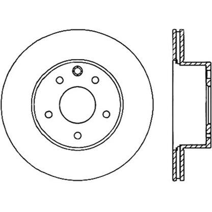 StopTech 127.42088R Rear Right Drilled Brake Rotor for 09-19 370Z / 09-18 Maxima