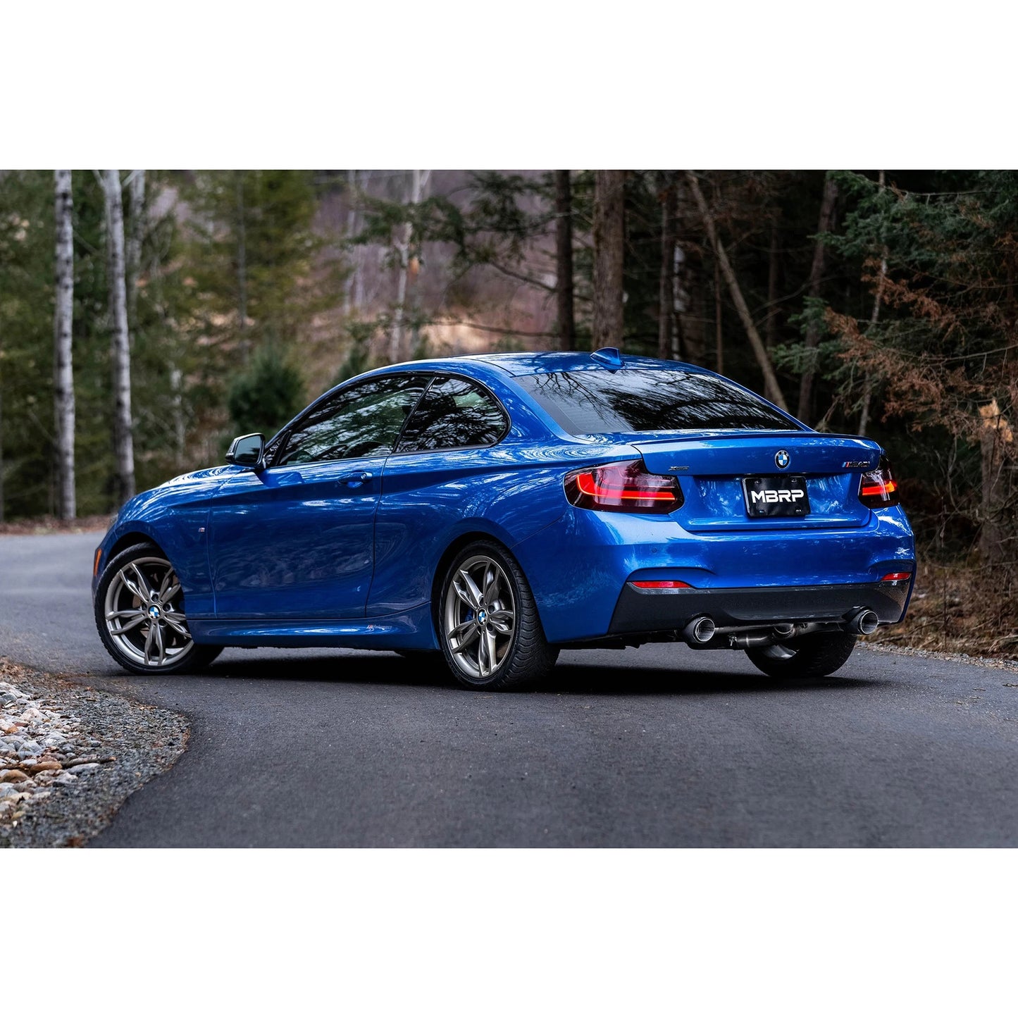 MBRP 3-In Armor Pro Street Dual Rear Exit Axle-Back | BMW M240i (S45003CF)