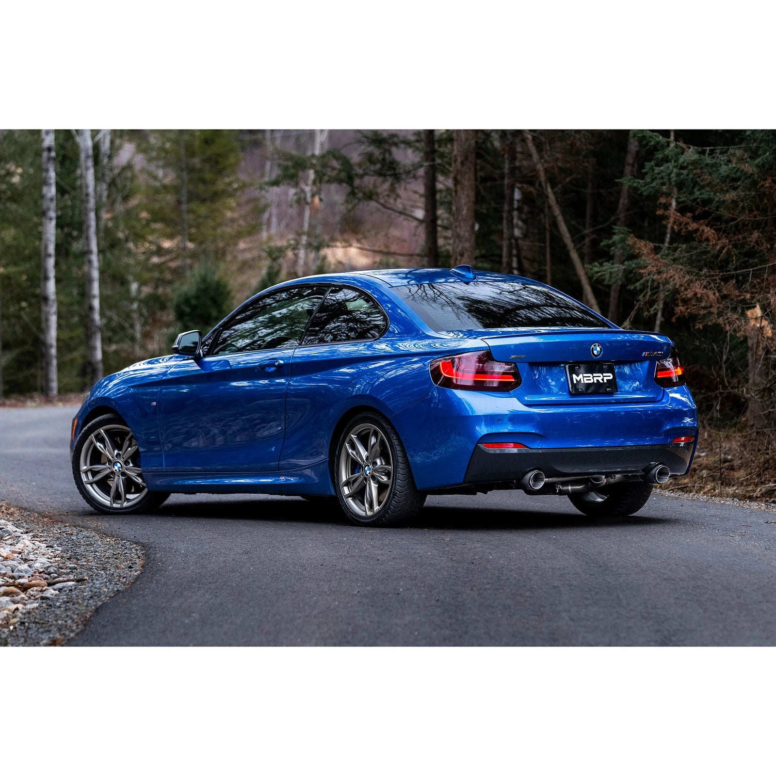 MBRP 3-In Armor Pro Street Dual Rear Exit Axle-Back | BMW M240i (S45003CF)