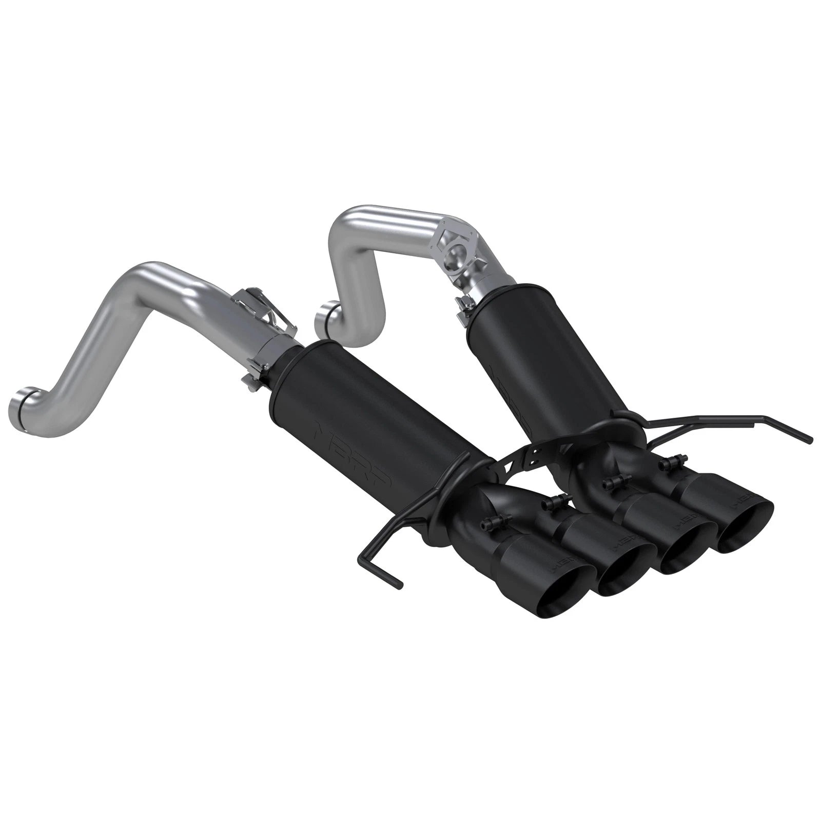 MBRP Stainless Steel 3" Axle-Back w/ Quad Tips | 2014 - 2019 Chevrolet Corvette (S7030)