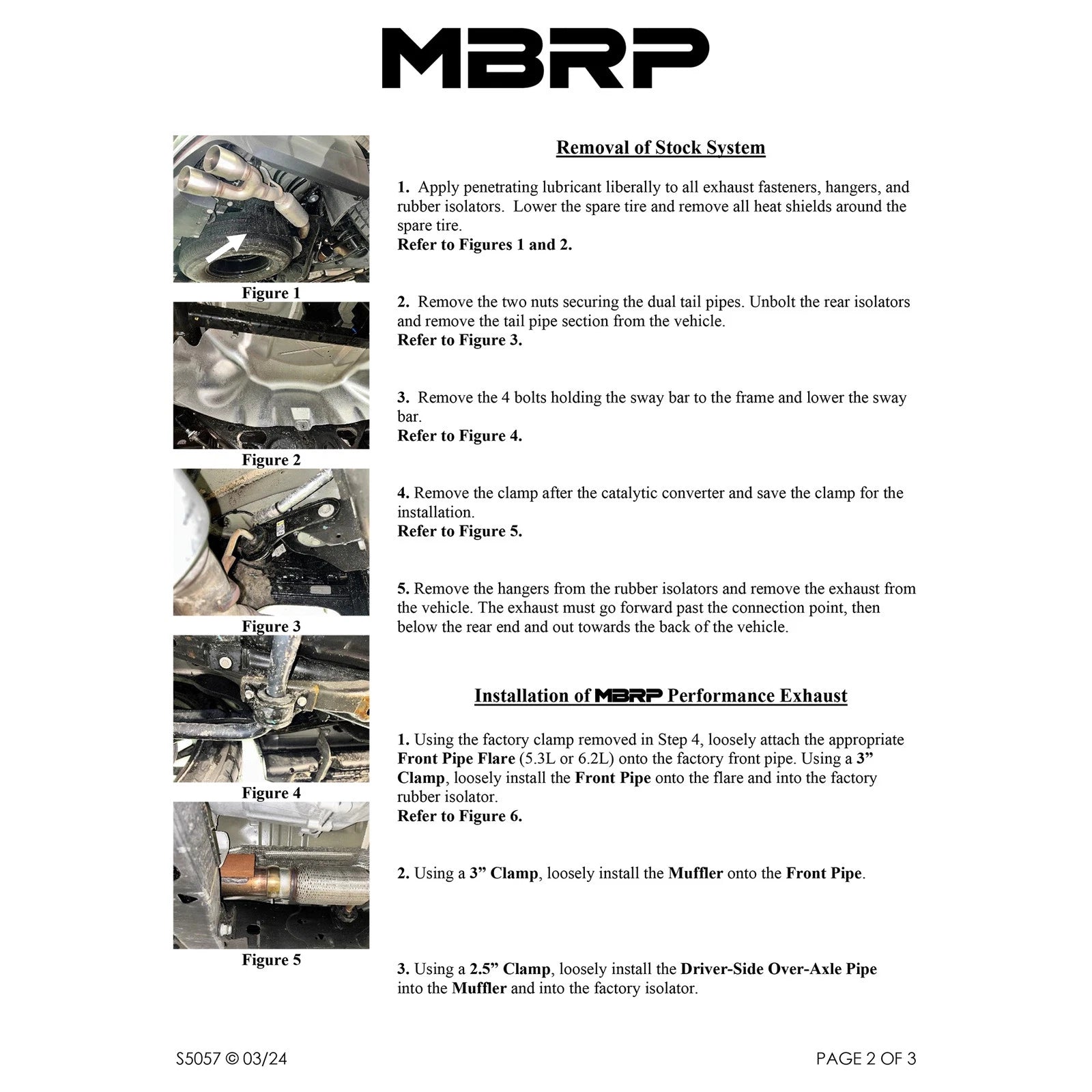 MBRP 3in Dual Split Cat-Back Exhaust w/ Quad Carbon Fiber Tips | Chevrolet Tahoe / GMC Yukon (21+) (S50573CF)