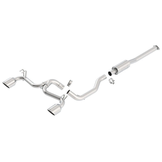 Borla Catback S-Type Exhaust | 2008-2015 Mitsubishi Evo X (140285)