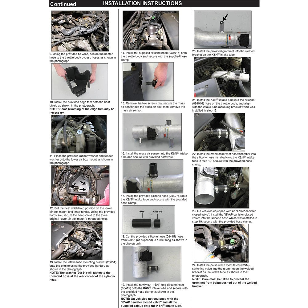 K&N Performance Intake Kit TYPHOON; Toyota Camry, L4-2.4; 2002-2006 | Toyota Camry (02-06) (69-8609TTK)