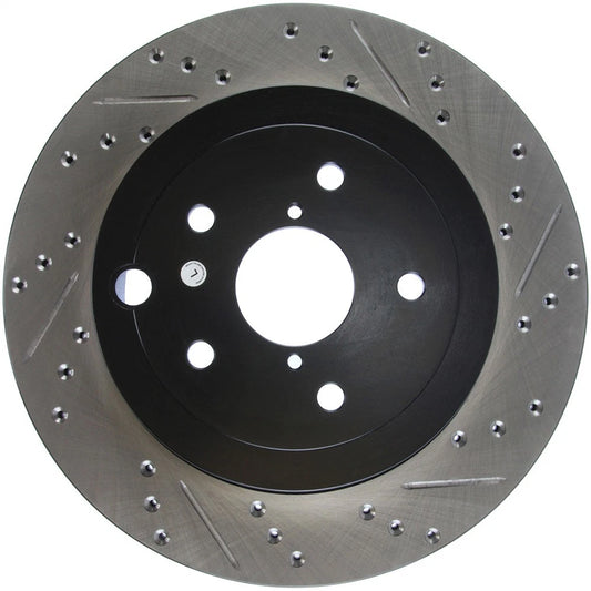 Stoptech Slotted And Drilled Sport Brake Rotor | 2008+ Subaru WRX STI (127.47030L)